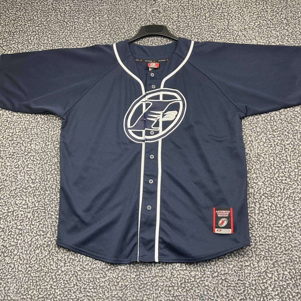 Vintage Allen Iverson Limited Edition Baseball Jersey Navy Men Large Reebok L
